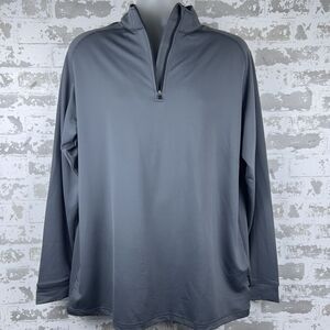 Swannies 1/4 Zip Mens XL Gray Repreve 23 Golf Performance Stretch Pullover Shirt